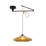 Wood Swing Arm Modern Chandelier Li002610