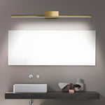 Brushed Brass Linear Led Bathroom Vanity Light