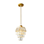 1 Light Mini Crystal Small Pendant Light