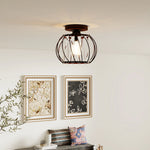 Modern Creative Lantern Shape Glass Ceiling Light