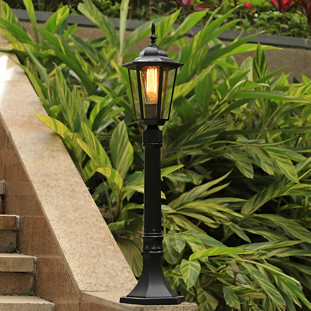 Retro Black Outdoor Pathway Light Li002091