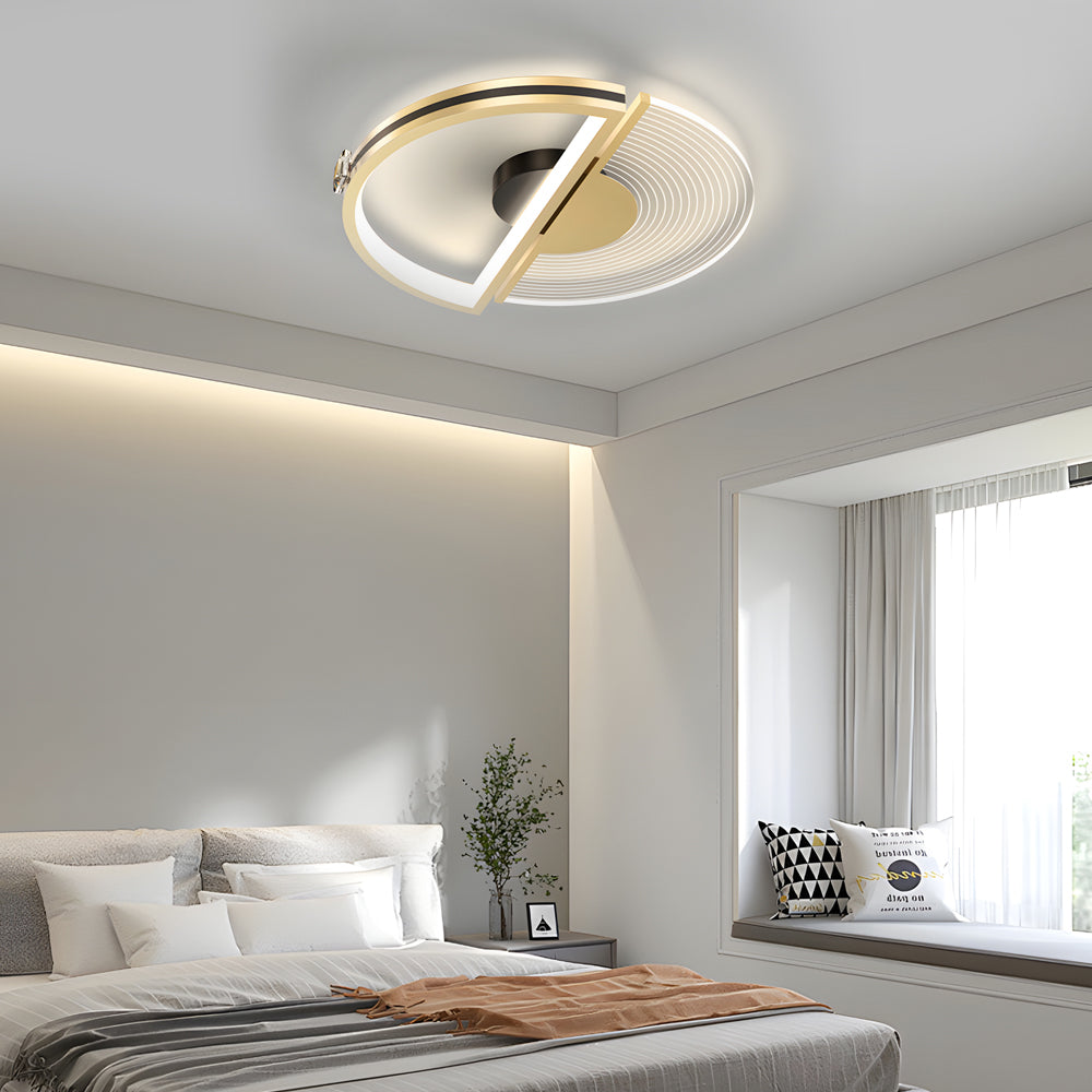 Personalized Round Led Three Step Dimming Modern Ceiling Lights Fixture
