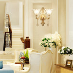2 Lights Flowers Wall Lamp Ha098816
