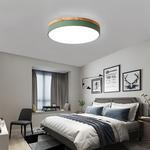 Chic Wood Flush Mount Ceiling Light