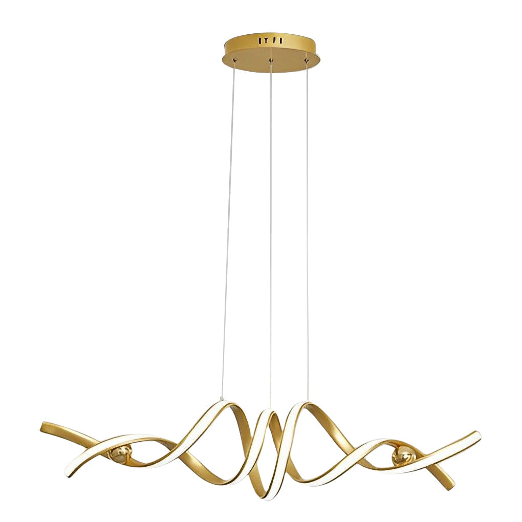 Wave Strip Twisted Creative Pendant Light Ha081811