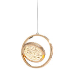 Round 270 Rotating Acrylic Luxury 3 Step Dimming Modern Pendant Lights