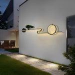 Moon Tree Scenery Outdoor Wall Light Ha085194
