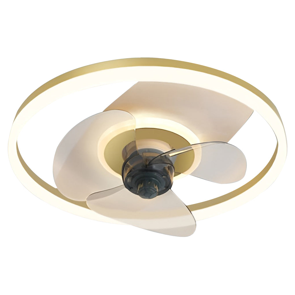 Circular Stepless Dimming Ceiling Fan Light