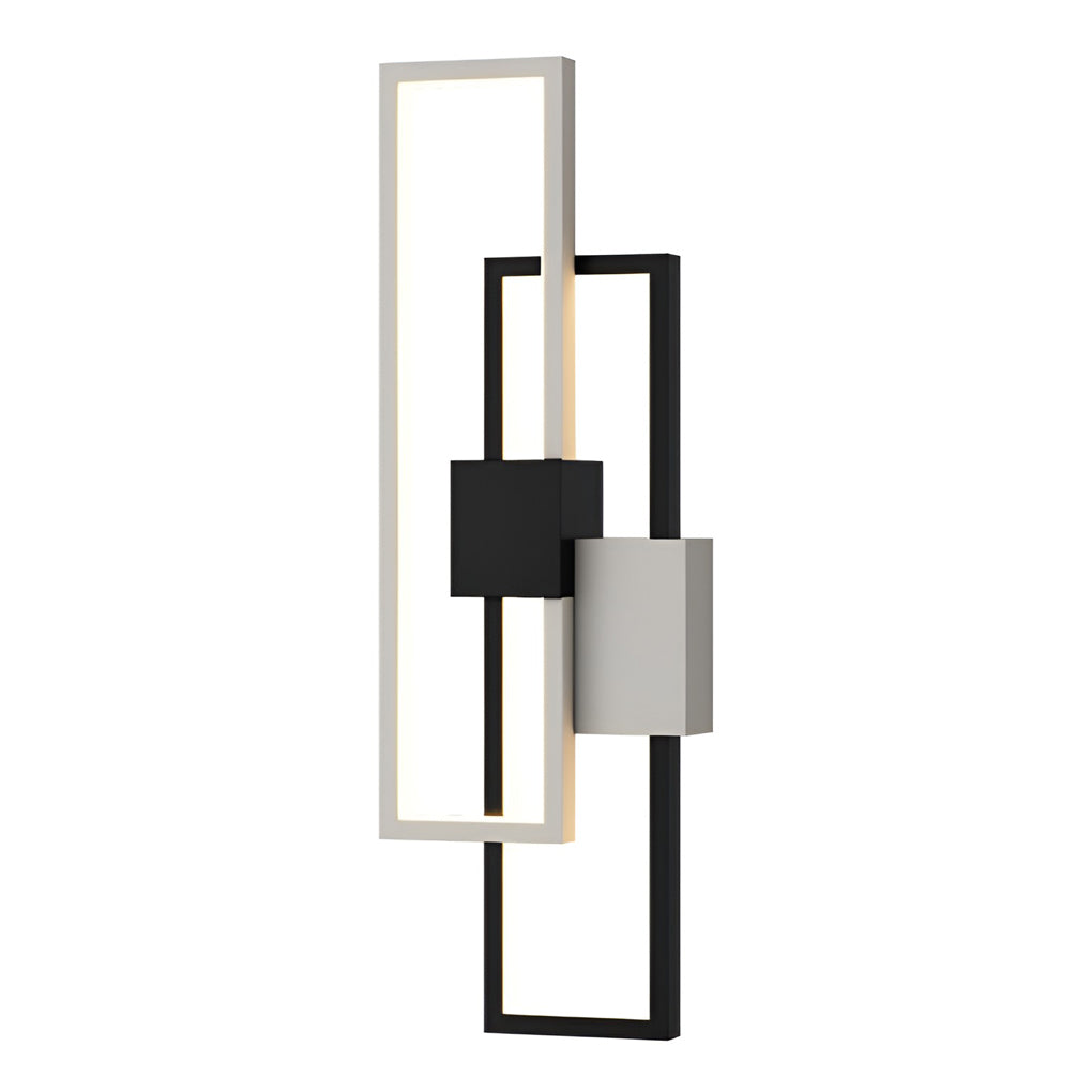 Rectangular Three Color Light Led Nordic Wall Light Fixture Wall Lamp