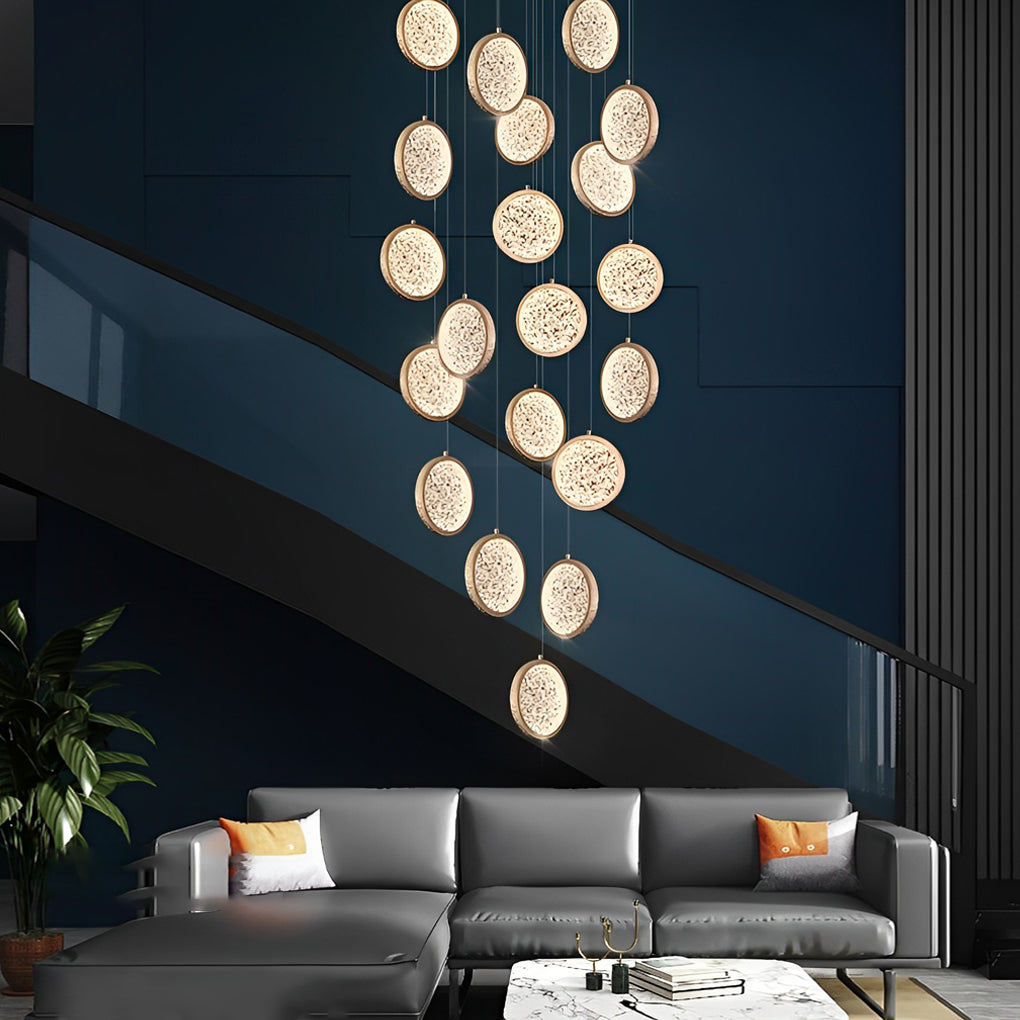 Round Modern Pendant Lights Ha076653