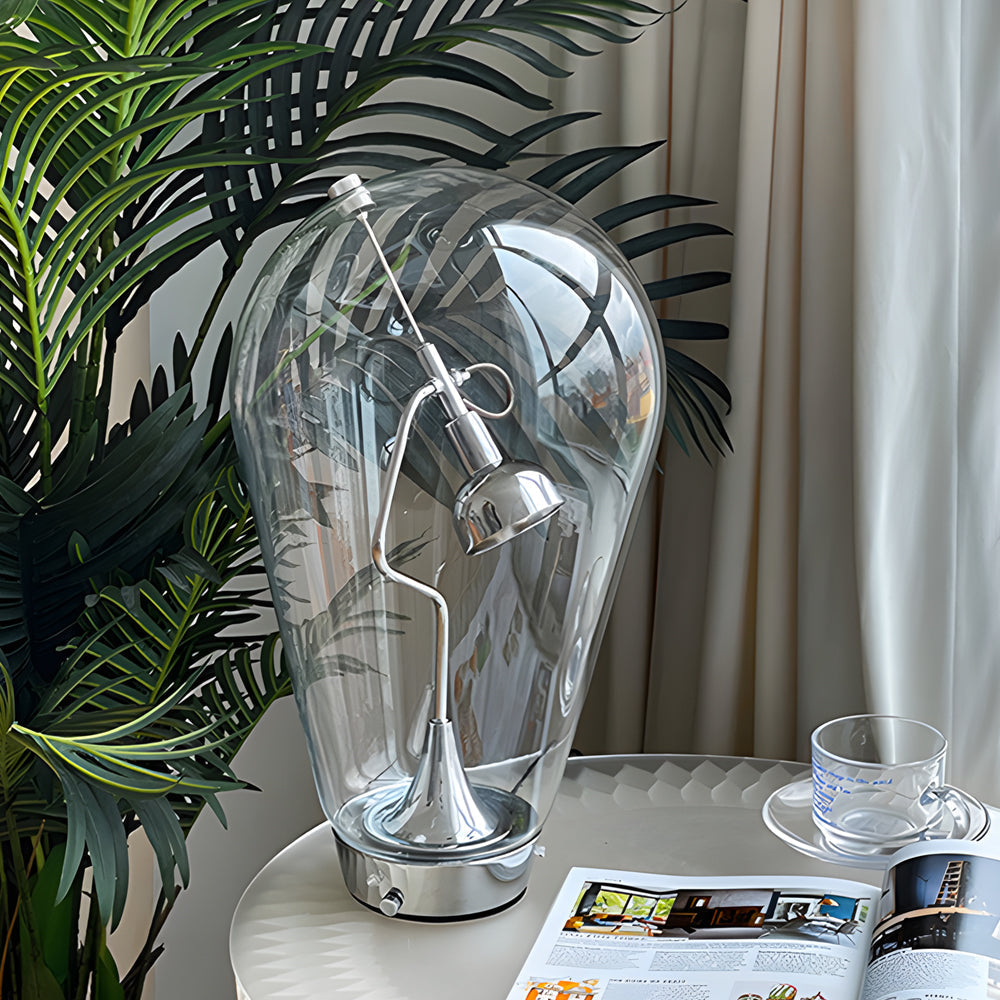 Touch Dimming Glass Bulb Desk Lamp