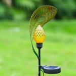 Curled Leaf Solar Lawn Lights Li002498