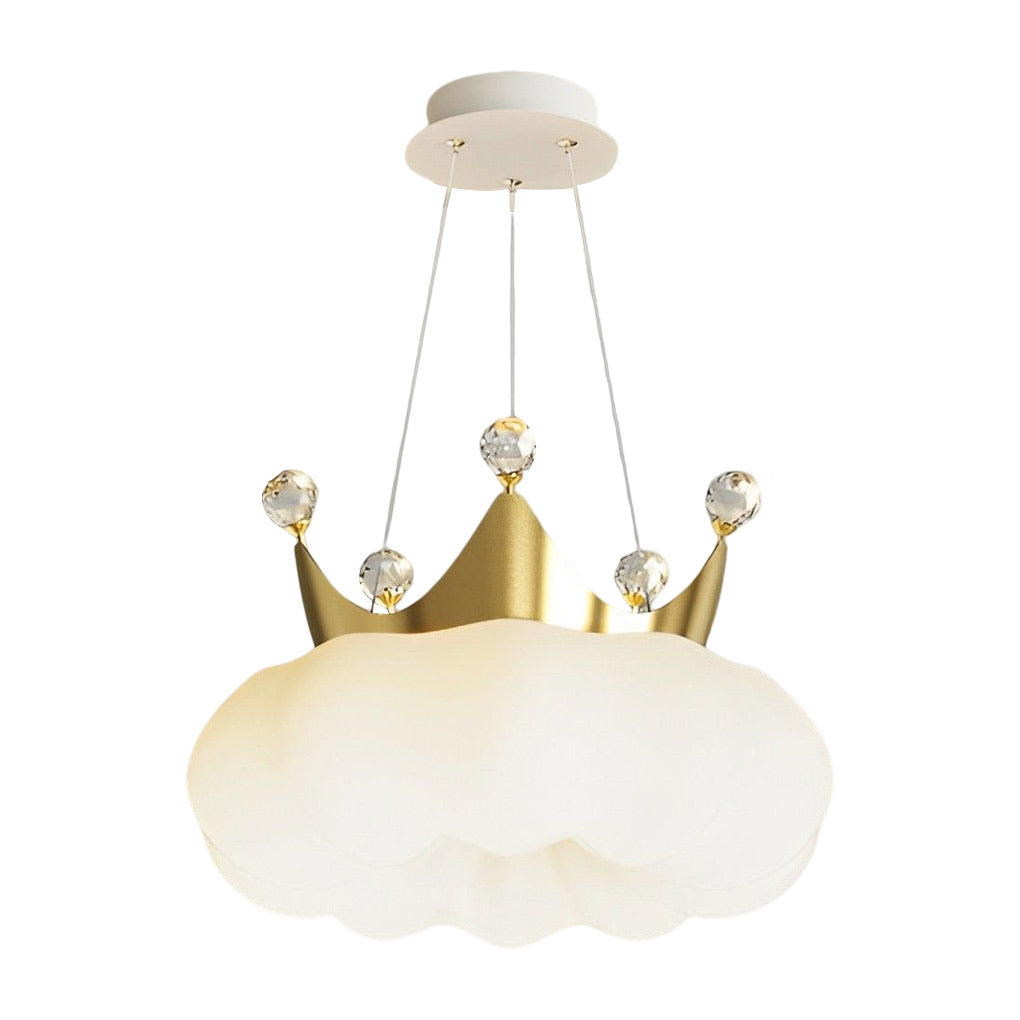 Clouds Crystal Crowns Led Pendant Light Ha083105