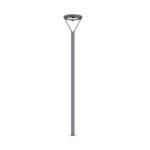 Solar Outdoor Post Garden Pole Light With Dual Motion Sensor