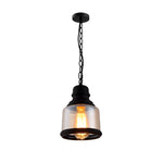 Lantern Shape Amber Pendant Light Ha078232