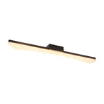 Modern Curved Linear Led Vanity Light For Bathroom