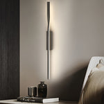 Linear LED Wall Sconce in Matte Black for Modern Interiors