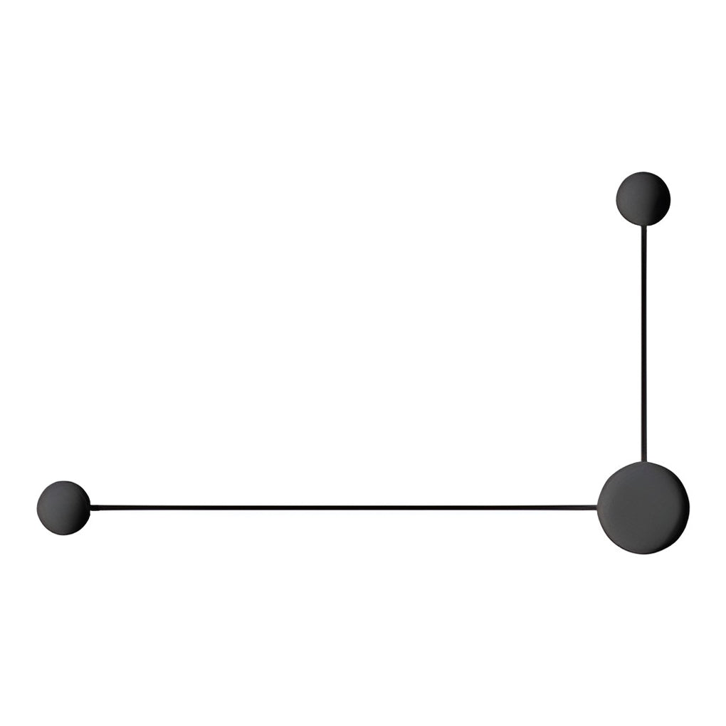 Line Led Black Nordic Wall Art Light