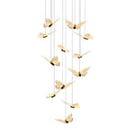 Small Butterflies Long Chandelier Ha093702