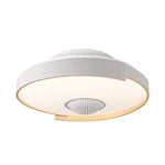 Modern 6 Speed Bladeless Ceiling Fan With Dimmable Led Light Round