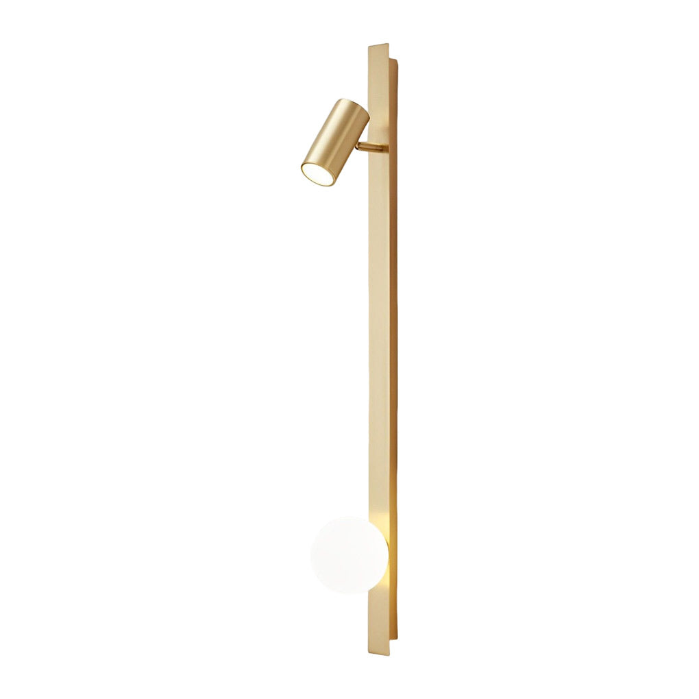 Long Strip Wall Lamp With Adjustable Spotlight Ha083346