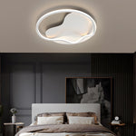 Round Minimalist 3 Step Dimming Led Dimmable White Modern Ceiling Lights