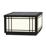 Retro Grilles Solar Fence Post Lights Li002326
