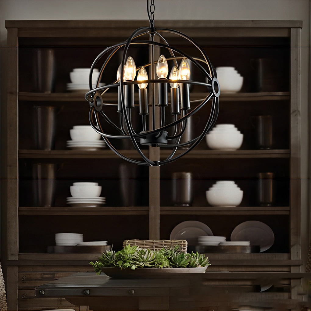 Retro Birdcage Chandelier Ha084446