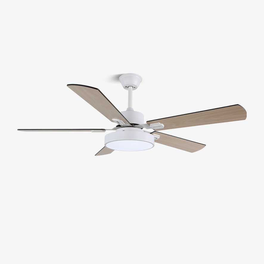 Zephyris Ceiling Fan Light with LED and Wood Blades