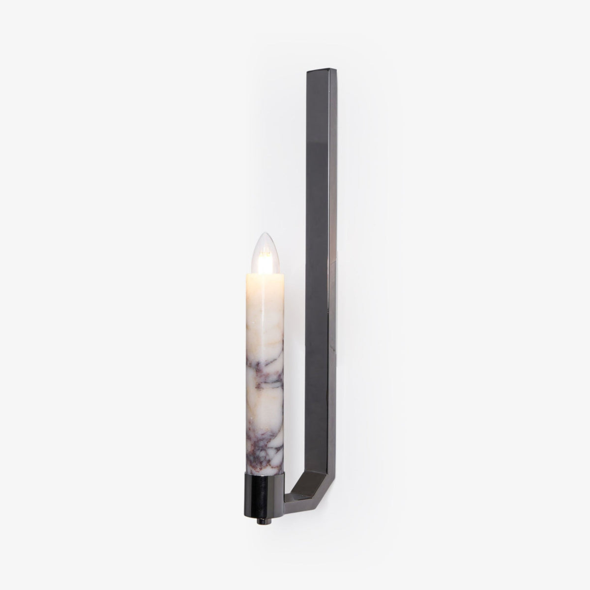 Lumivolt Alabaster Wall Sconce – Modern Marble & Metal Wall Light