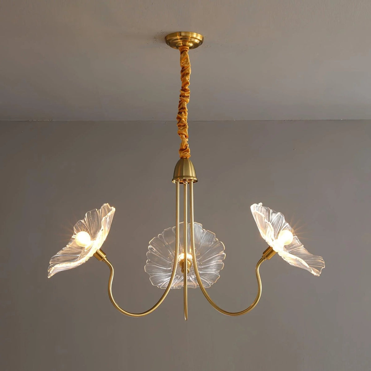 Lotus Bloom Illumination Chandelier