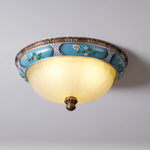 Flower Motif Resin Ceiling Light