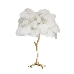 Feathered Elegance Table Lamp