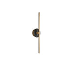 Zylaro Stone Wall Light – Brushed Brass & Marble LED Sconce