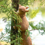 Solar Animal Garden Lights LED Waterproof Hanging Sculptural Squirrel Outdoor Lamp