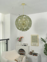 Vicenza Sputnik Chandelier — Modern Glass & Gold Designer Ceiling Light
