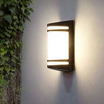 Minimalist Nordic Outdoor Wall Sconce with Warm Ambient LED Light