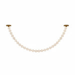 Pearl Necklace Acrylic Ball Chandelier, Modern Gold LED Pendant Light