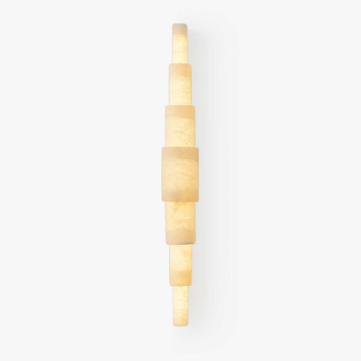 Alba Cascade Alabaster Wall Sconce – Modern LED Wall Light