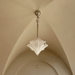 Prismatic Star Pendant Light – Crystal Glass Ceiling Lamp for Dining & Living Spaces