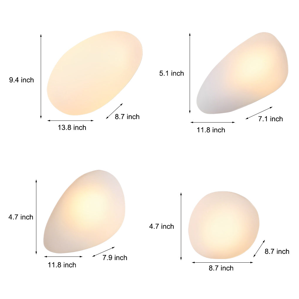 Glass Pebbles Led Wall Sconces Ha095600
