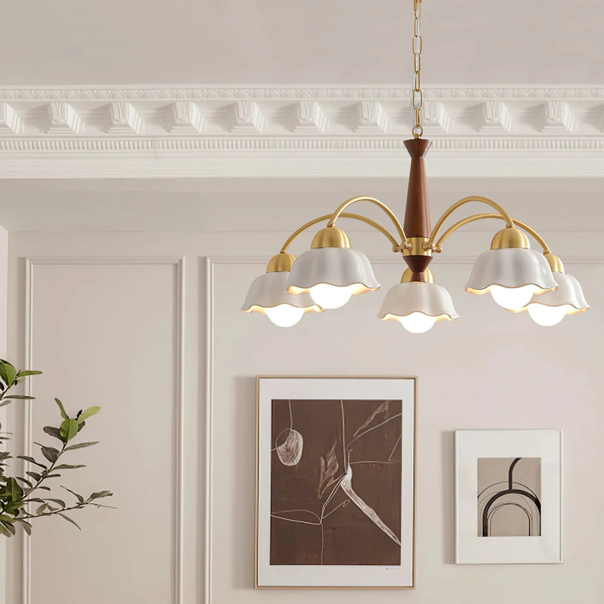 Stockholm Brass Chandelier
