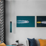 Sleek Tube Glass Pendant Light