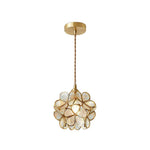 Floral Glass Pendant Light