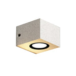 Terrazzo Outdoor Up and Down Wall Light in Black or White