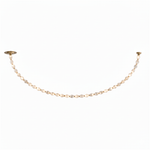 Riviere Glass Chain Chandelier – Modern Linear LED Pendant Light