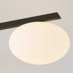 Jasper Modern Semi Flush Ceiling Light in Black or Copper, 3-6 Lights