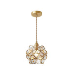 Floral Glass Pendant Light