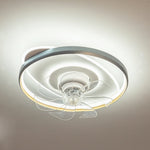 360 Rotatable Led Three Color Light Stepless Dimming Ceiling Fan Lamp With Remote Control