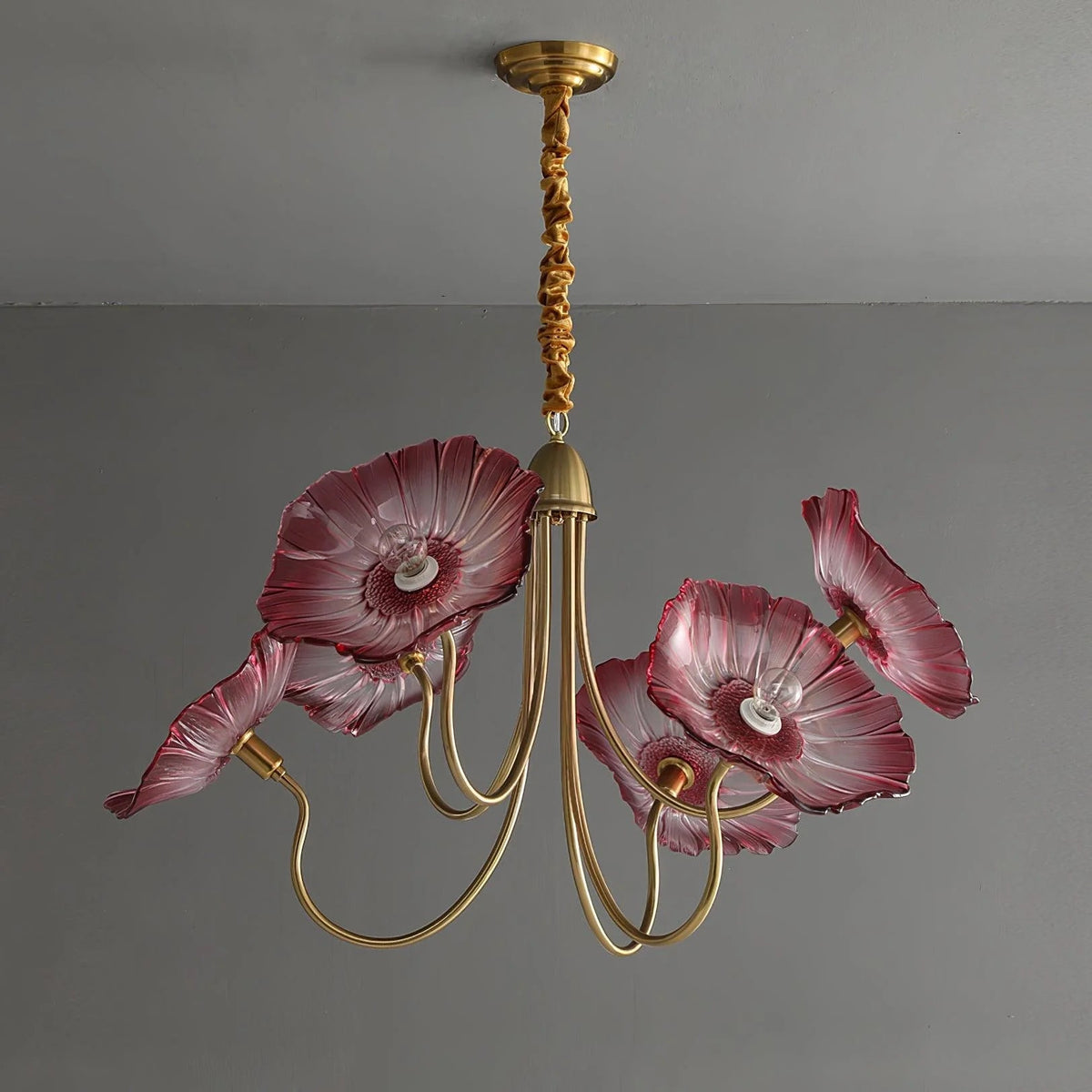 Lotus Bloom Illumination Chandelier